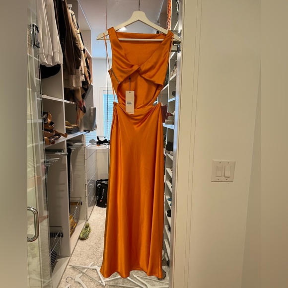 bec and bridge seraphine dress tangerine